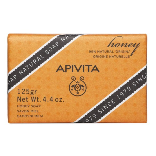 Body Care Apivita Natural Soap With Honey – 125gr