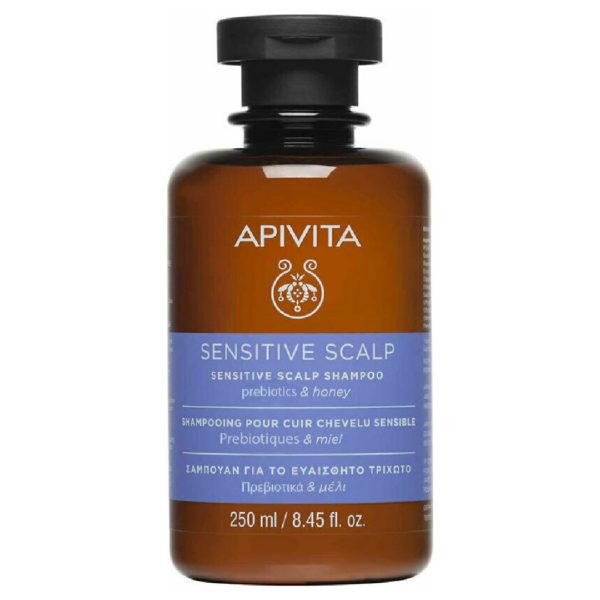 Hair Care Apivita – Sensitive Scalp Shampoo with Prebiotics & Honey 250ml APIVITA HOLISTIC HAIR CARE