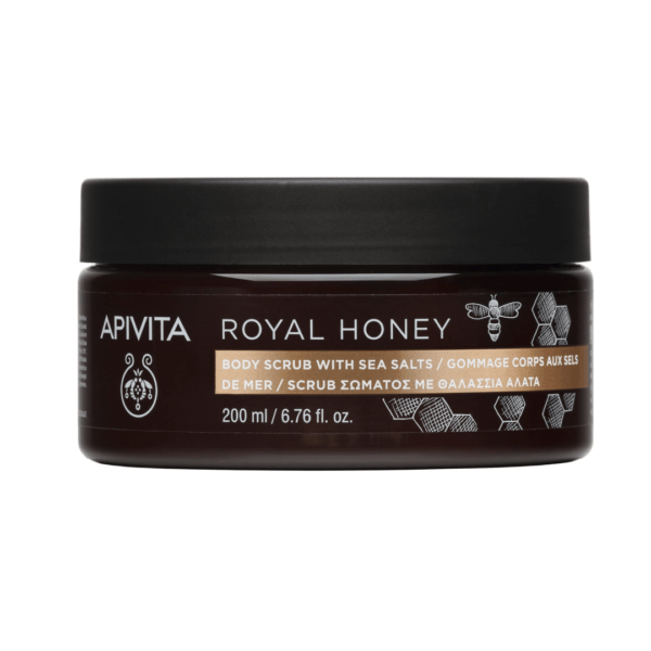 Γυναίκα Apivita Royal Honey Scrub Σώματος με Θαλάσσια Άλατα – 200ml Royal Honey
