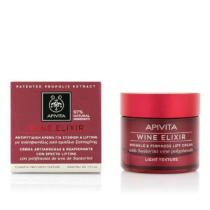 Face Care Apivita – Wine Elixir Wrinkle & Firmness Lift Cream Light Texture 50ml Apivita - 3 σε 1 Γαλάκτωμα Καθαρισμού