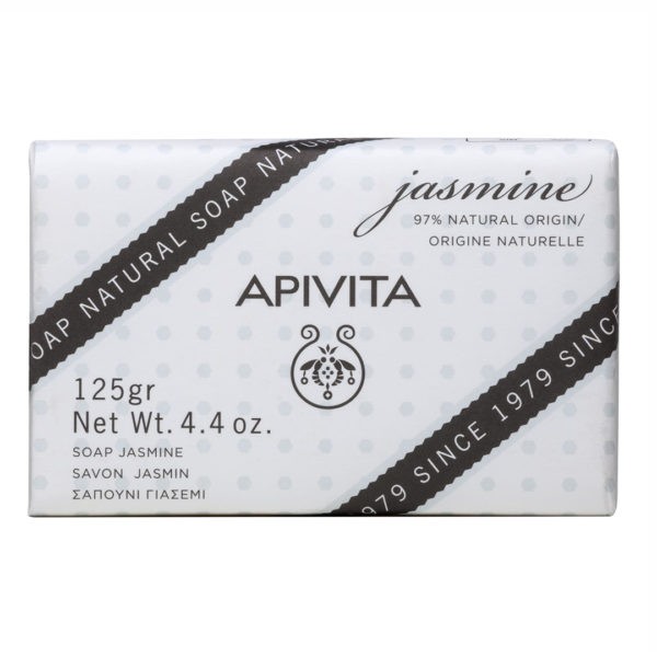 Body Care Apivita Natural Soap With Jasmine – 125gr