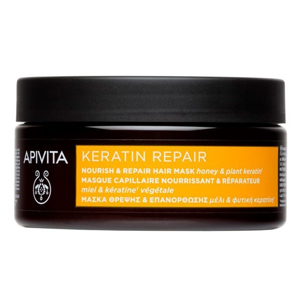 Hair Care Apivita Nourish & Repair Mask for Dry & Damaged Hair with Olive And Honey – 200ml