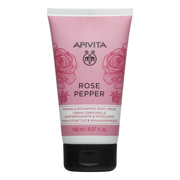 Body Care Apivita Rose Pepper Firming & Reshaping Body Cream – 150ml