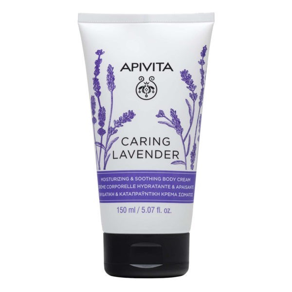 Ενυδάτωση - Θρέψη Σώματος Apivita – Caring Lavender Ενυδατική Κρέμα και Καταπραϋντική για Ευαίσθητες Επιδερμίδες 150ml
