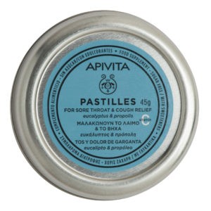 Spring Apivita Pastilles With Eucalyptus & Propolis – 45gr Apivita - Winter Promo 2022