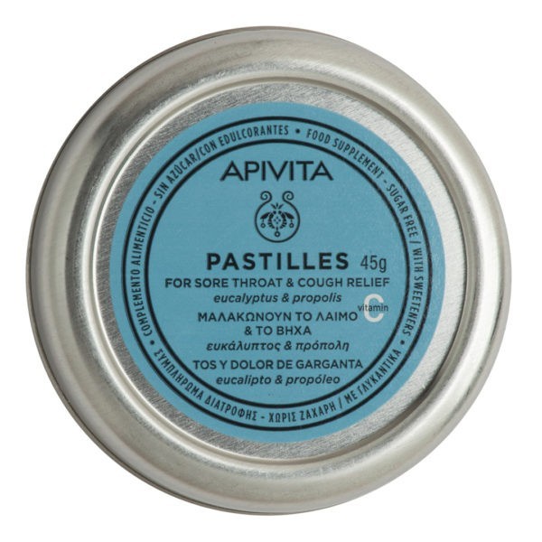 4Εποχές Apivita Pastilles Παστίλιες με ευκάλυπτο & πρόπολη – 45gr Apivita - Winter Promo 2022