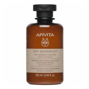 Άνδρας Apivita Dry Dandruff Shampoo Σαμπουάν κατά της ξηροδερμίας με Σέλερι και Πρόπολη 250ml APIVITA HOLISTIC HAIR CARE