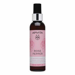 Body Care Apivita Rose Pepper Body Reshaping Massage Oil – 150ml