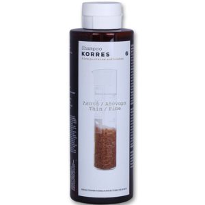 Περιποίηση Μαλλιών-Άνδρας Korres Σαμπουάν Πρωτεϊνες Ρυζιού και Τίλιο για Λεπτά – Αδύναμα Μαλλιά 250ml Shampoo