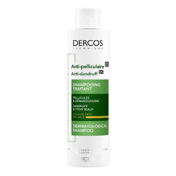 Hair Care Vichy Dercos Anti-Dandruff Shampoo Dry Hair – 200ml Shampoo