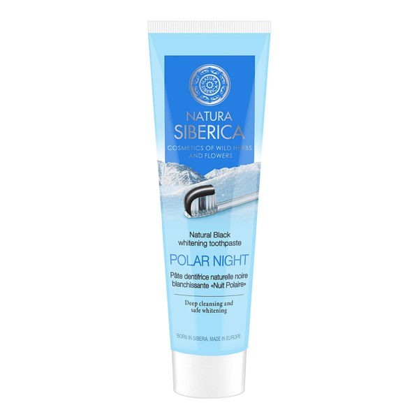 Health Natura Siberica – Polar Night Natural Siberian Black Whitening Toothpaste Activated Carbon 100gr