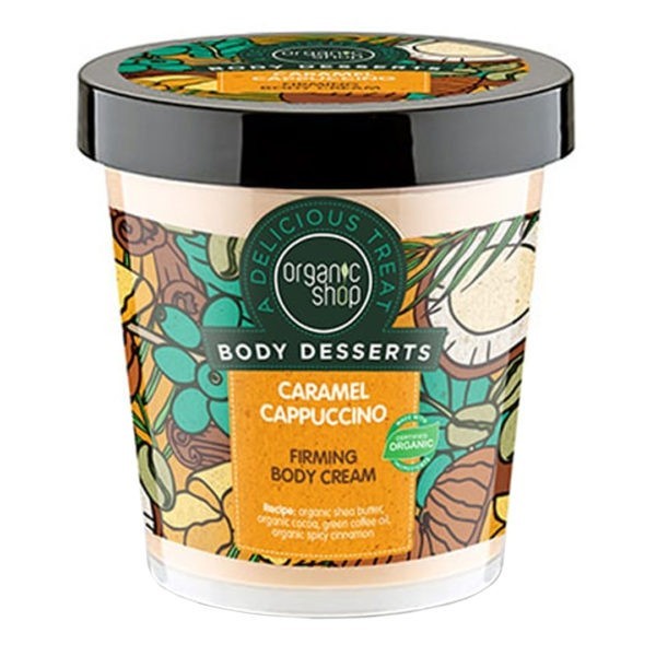 Body Care Natura Siberica – Organic Shop Body Desserts Caramel Cappuccino Firming Body Cream 450ml Organic Shop - Body Desserts