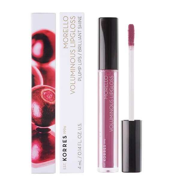 Γυναίκα Korres Morello Voluminous Lipgloss με Εξαιρετική Λάμψη & Γεμάτο Χρώμα No27 Berry Purple 4ml