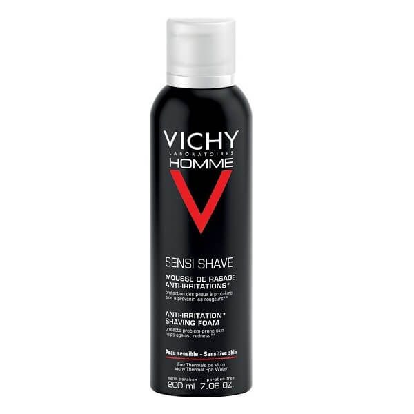 Περιποίηση Προσώπου-Άνδρας Vichy Homme Sensi Shave Αφρός Ξυρίσματος κατά των Ερεθισμών – 200ml Vichy - La Roche Posay - Cerave