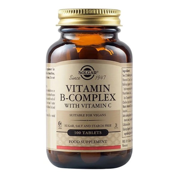 Vitamins Solgar – B Complex With Vitamin C – 100tabs Solgar Product's 30€