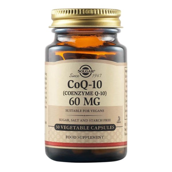 Antioxidants Solgar – Coenzyme Q-10 60mg – 30veg.caps Solgar Product's 30€