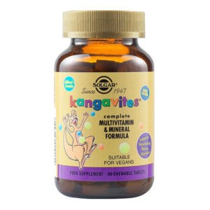 Kids Multivitamins Solgar – Kangavites Multivitamin & Mineral Formula 60 chewable tabs Solgar Product's 30€