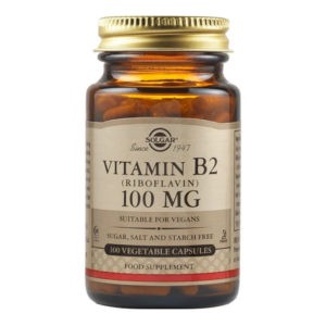 Nutrition Solgar – Vitamin B2 (Riboflavin) 100mg – 100veg.caps Solgar Product's 30€