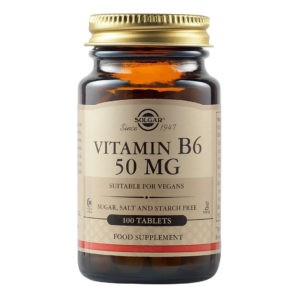 Nutrition Solgar – Vitamin B6 (Pyridoxin) 50mg – 100tabs Solgar Product's 30€