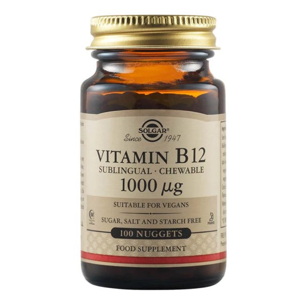 Nervous System Solgar – Vitamin B12 1000mcg – 100 nuggets Solgar Product's 30€