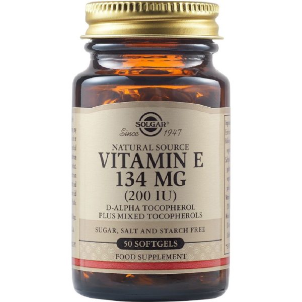 Antioxidants Solgar – Vitamin E 134mg 200IU – 50softgels Solgar Product's 30€