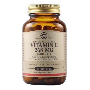 Antioxidants Solgar – Vitamin E 268mg 400IU – 50softgels Solgar Product's 30€