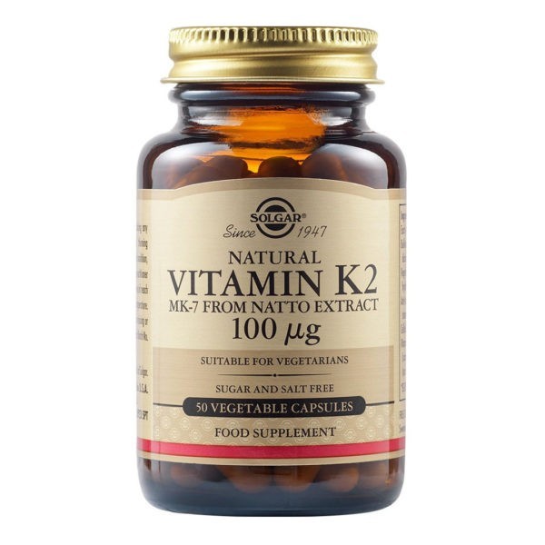 Vitamins Solgar – Vitamin Κ2 100mg – 50veg.caps Solgar Product's 30€