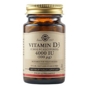 Vitamins Solgar – Vitamin D3 4000IU 100mg – 60veg.caps Solgar Product's 30€