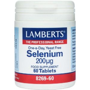 Minerals - Trace Elements Lamberts – Selenium 200mg – 60tabs