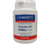Vitamins Lamberts – Vitamin D3 4000iu (100mg) – 120caps
