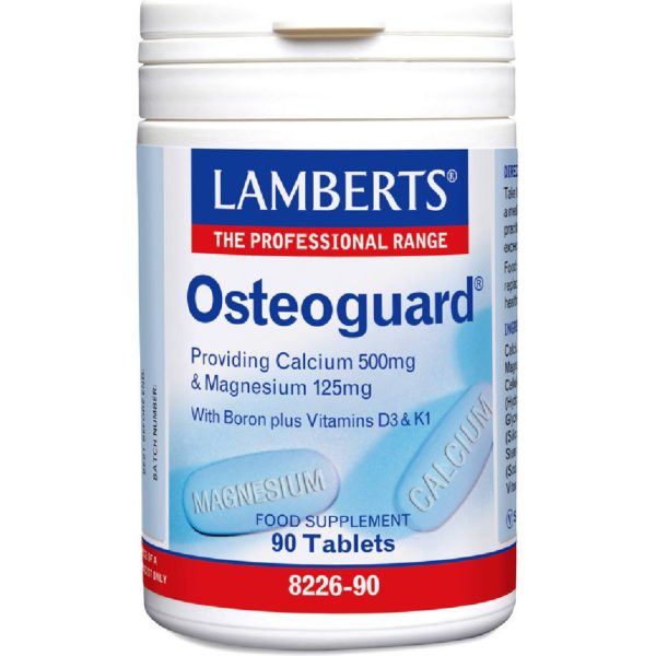 Βιταμίνες Lamberts – Osteoguard Ολοκληρωμένη Φόρμουλα για Υγειή Οστά – 90tabs