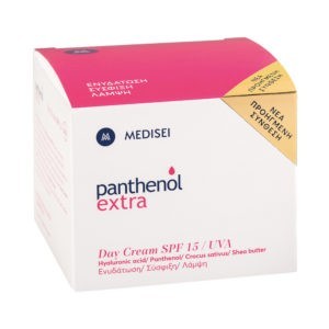 Αντιγήρανση - Σύσφιξη Medisei – Panthenol Extra Day Cream Κρέμα Ημέρας για Ενυδάτωση Σύσφιξη και Λάμψη SPF15 50ml