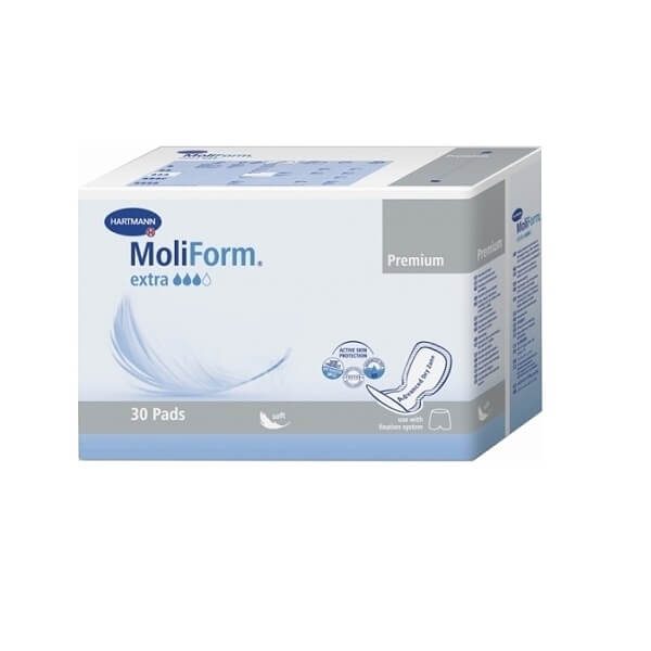 Sanitary Narkins-incontinence Hartmann – MoliCare Form Premium Soft Pads Extra Plus 30pcs REF. 168319