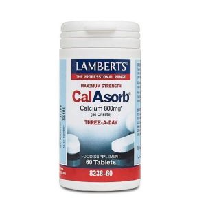 Ασβέστιο Lamberts – CalAsorb Ασβέστιο Υψηλής Απορρόφησης 800mg – 60tabs