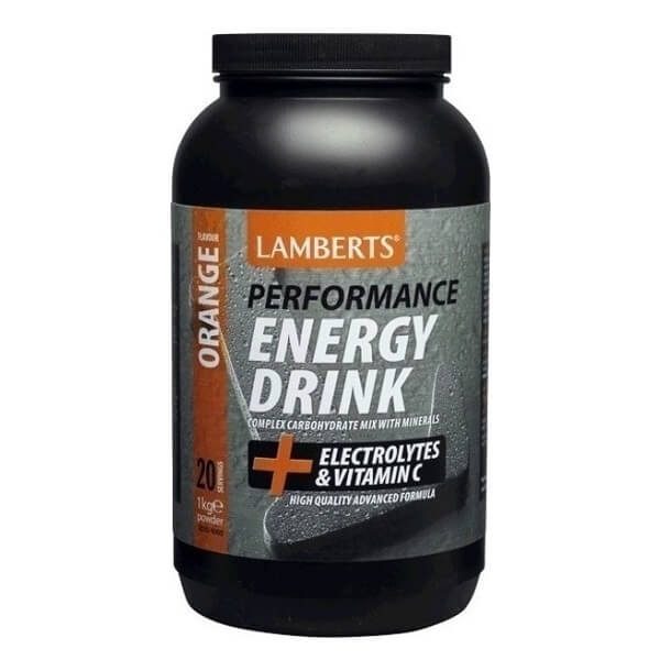 Συμπληρώματα Διατροφής Lamberts – Ενεργειακό Ρόφημα Υδατανθράκων με Ηλεκτρολύτες και Βιταμίνη C με Γεύση Πορτοκάλι σε Σκόνη – 1000g