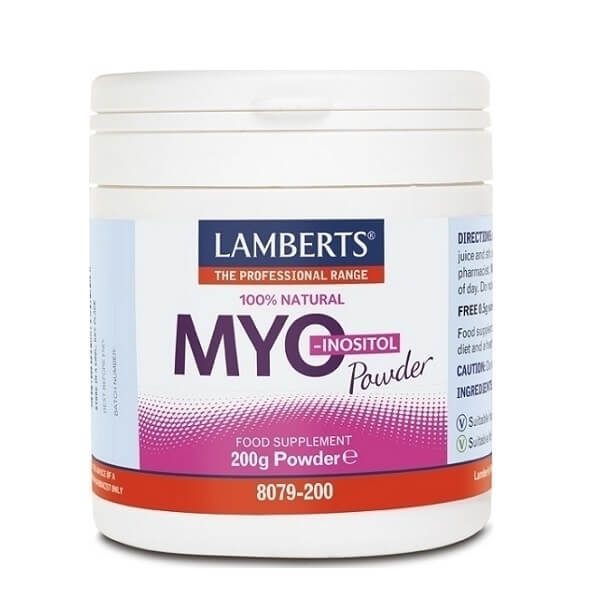 Vitamins Lamberts – Myo Inositol Powder – 200gr