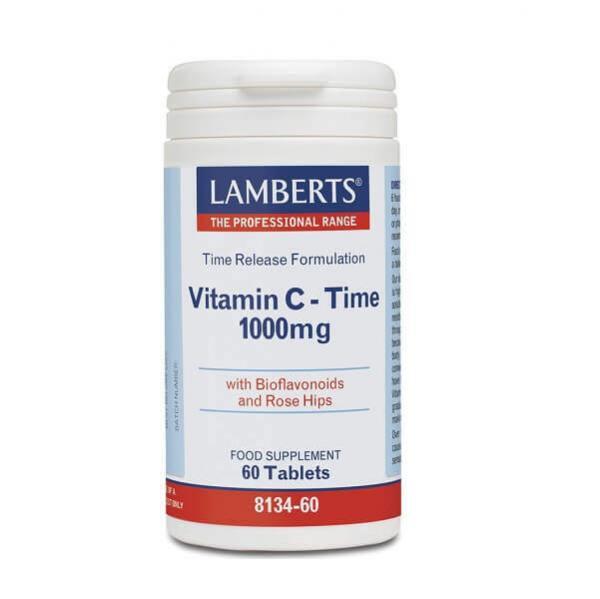 Vitamins Lamberts – Vitamin C-Time Release 1000mg – 60tabs