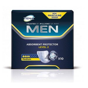 Pads For Men Tena – Men Absorbent Protector Level 2 Medium 10pcs