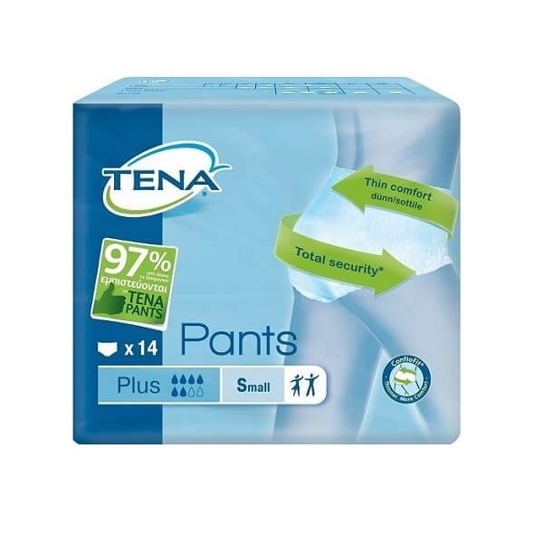 Diaper Pants - Night Tena – Pants Plus Small – 14pcs