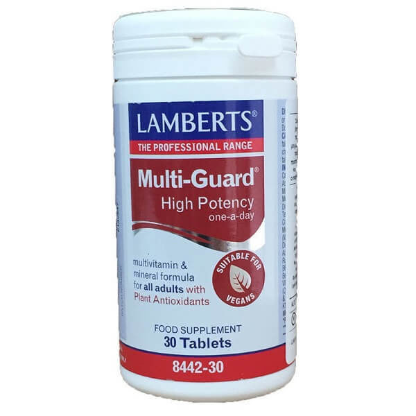 Adalt Multivitamins Lamberts – Multi Guard High Potency – 30tabs LAMBERTS Multi-Guard