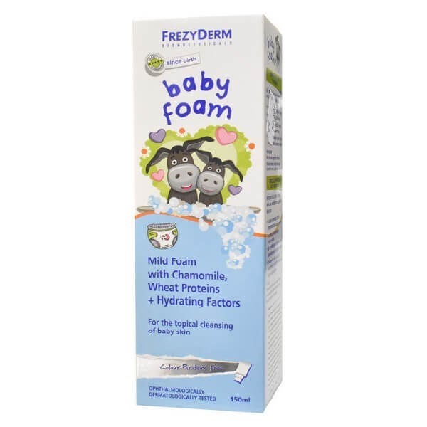 Ενυδάτωση - Baby Oil Frezyderm Baby Foam Αφρός Καθαρισμού 150ml Frezyderm Baby Line