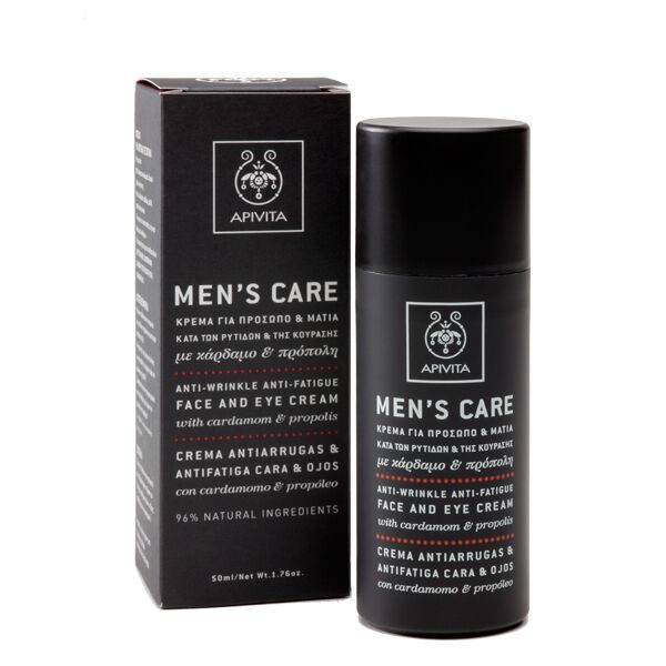 Face Care-man Apivita Men’s Care Anti-wrinkle Face & Eye Cream – 50ml Apivita Men's Care Promo