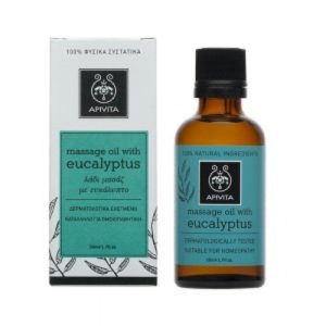 Body Care Apivita Oil Massage With Eucalyptus – 50ml