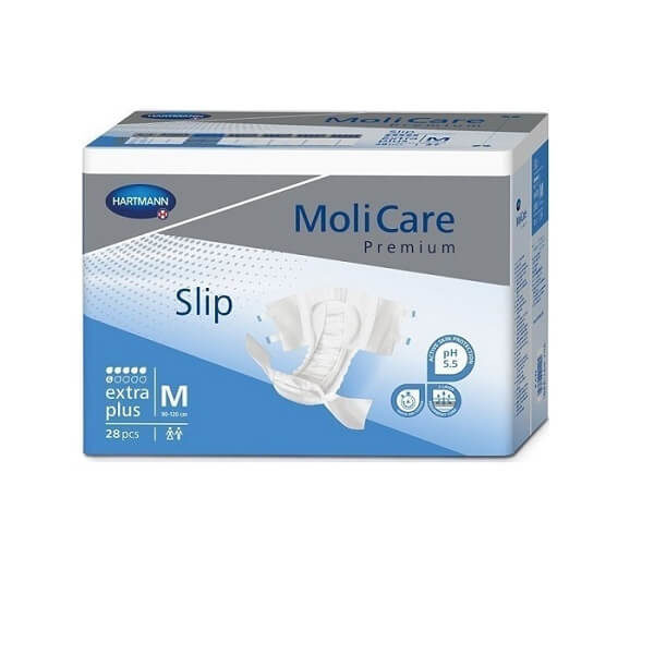 Slip-On Diapers - Day Hartmann – MoliCare Premium Slip Extra Plus, Absorbent Underwear Medium 30pcs REF. 169648