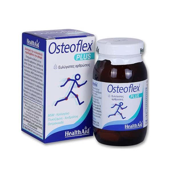 Sport - Injuries Health Aid Osteoflex Plus Relieves Pain Keeps Tendonsand Connective Tissues Elastic 60 Tabs OSTEOFLEX