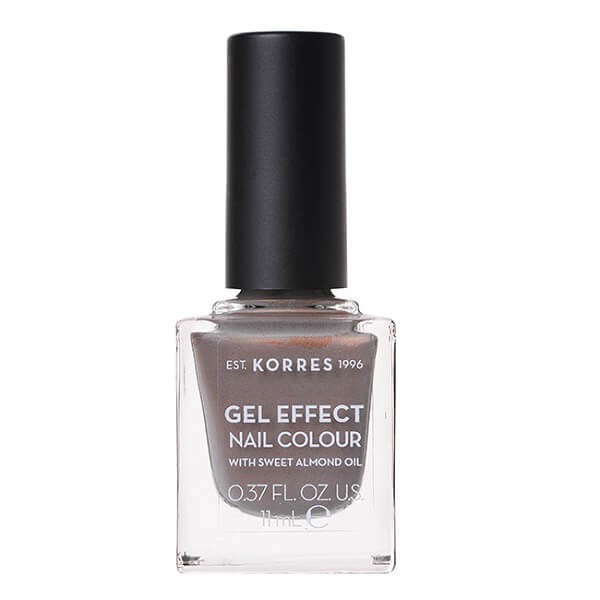Nails Korres Gel Effect Nail Colour With Almond Oil – Νο70 Holographic Ash – 11ml