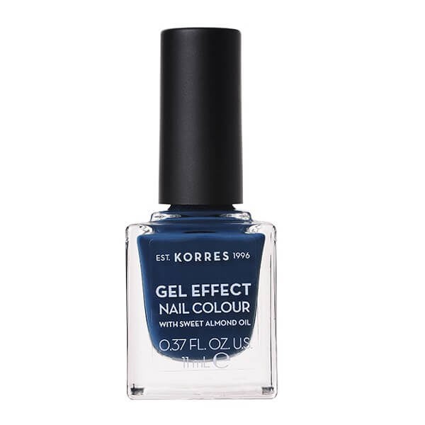Make Up Korres Gel Effect Nail Colour With Almond Oil – Νο84 Indigo Blue – 11μml