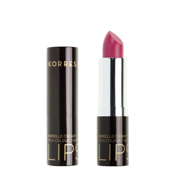 Χείλη Korres Morello Creamy Lipstick Ενυδατικό Κραγιόν 19 Ζωηρό Φούξια – 3.5g