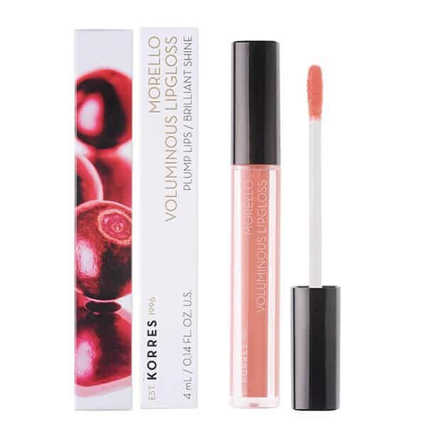 Χείλη Korres Morello Voluminous Lipgloss με Εξαιρετική Λάμψη & Γεμάτο Χρώμα No12 Candy Pink 4ml
