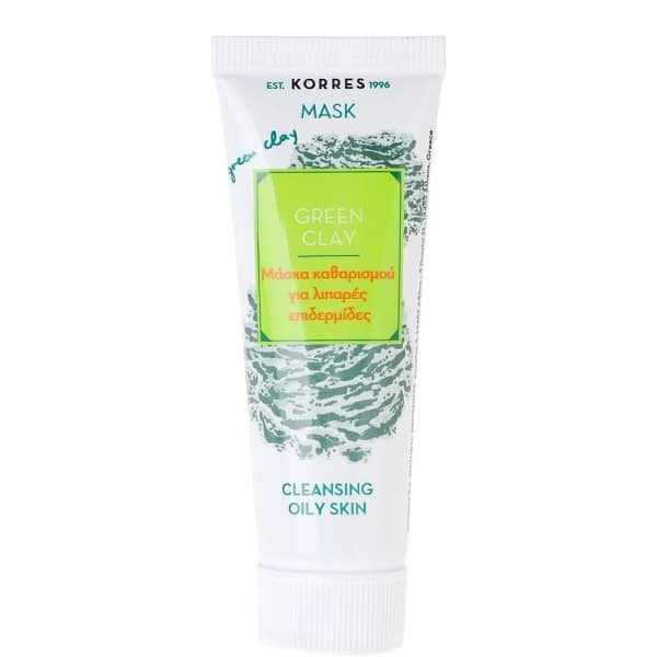 Face Care Korres Green Clay Mask Cleansing Oily Skin – 18ml